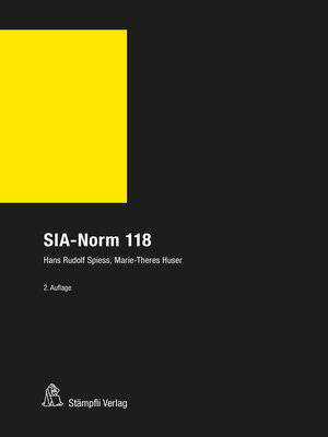 cover image of SIA-Norm 118